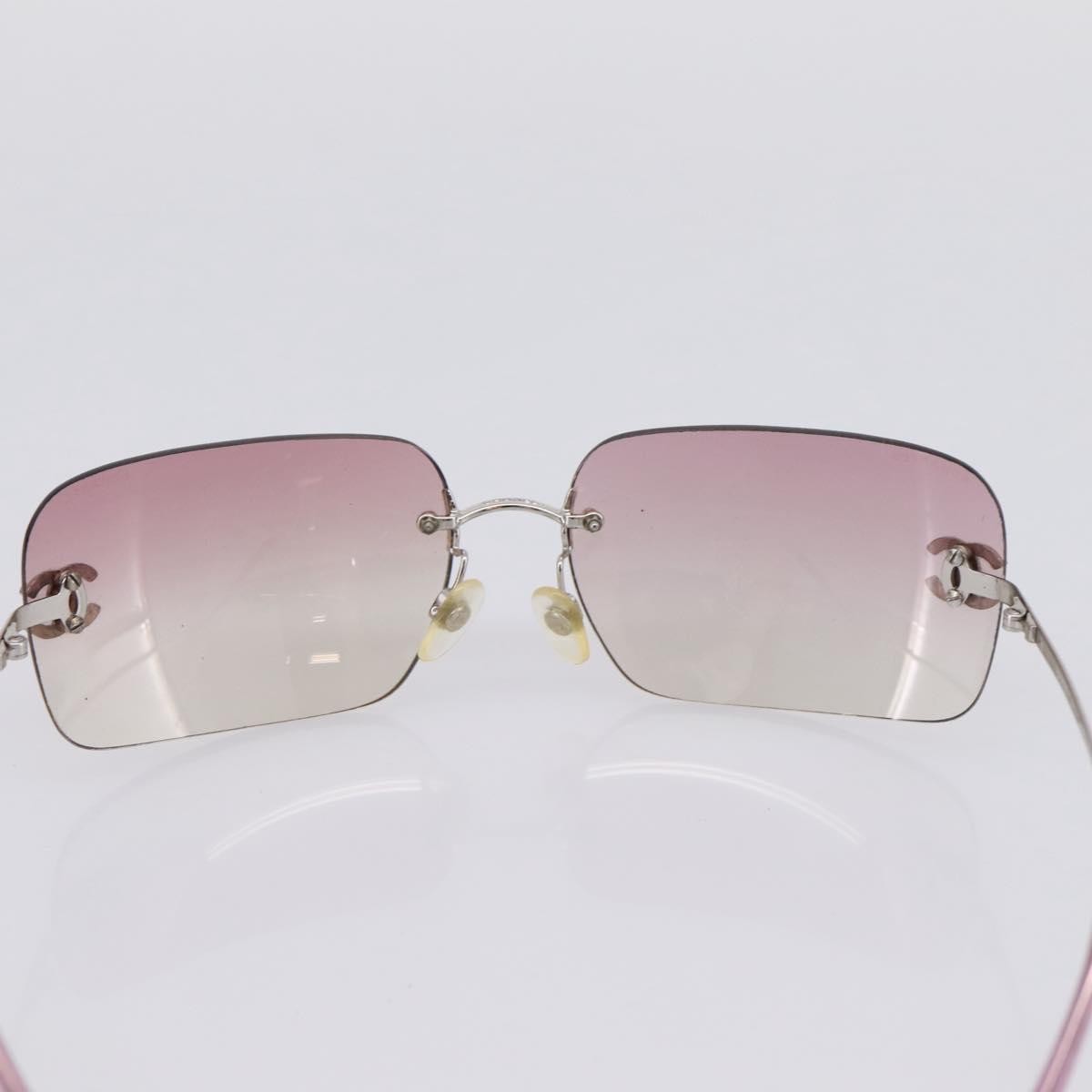 Chanel Silver Metal CC Sunglasses