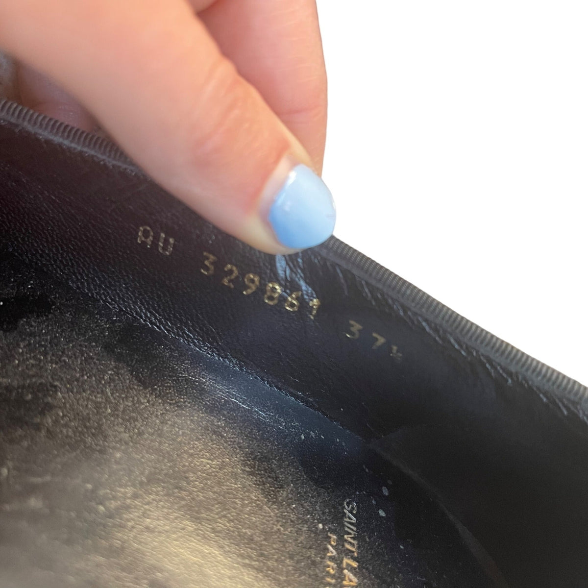 YSL Yves Saint Laurent Rouge Orient Glitter Slipper Flats
