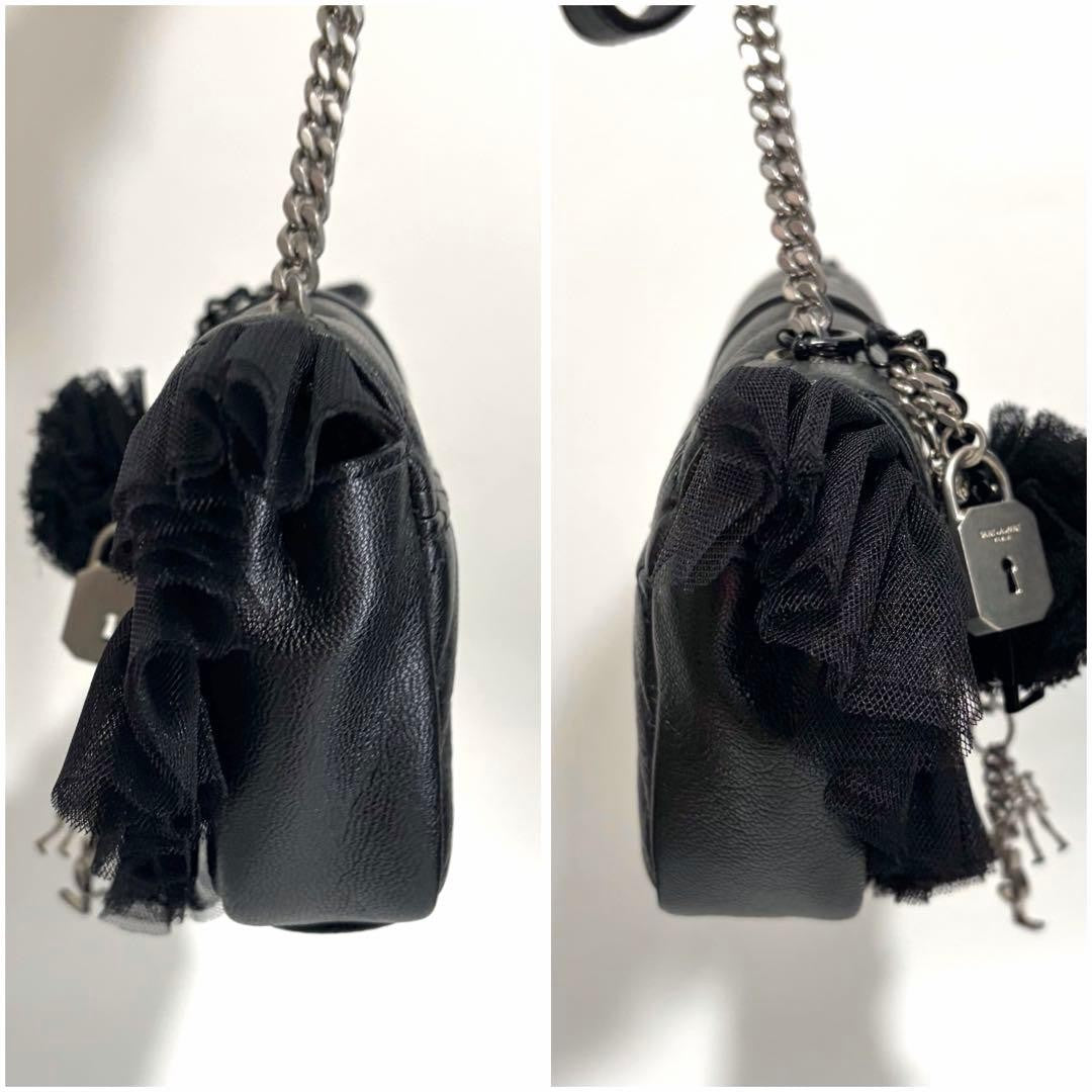 Yves Saint Laurent Extreme Paris Shoulder Bag, Black