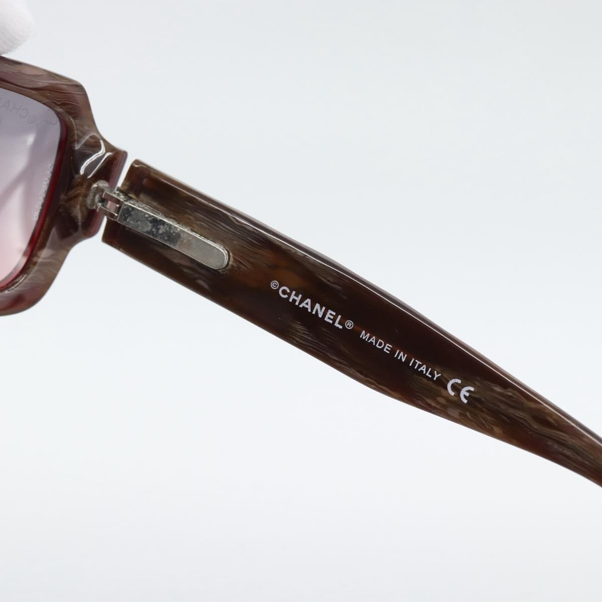 Chanel Sunglasses, Brown Plastic with CC Logo