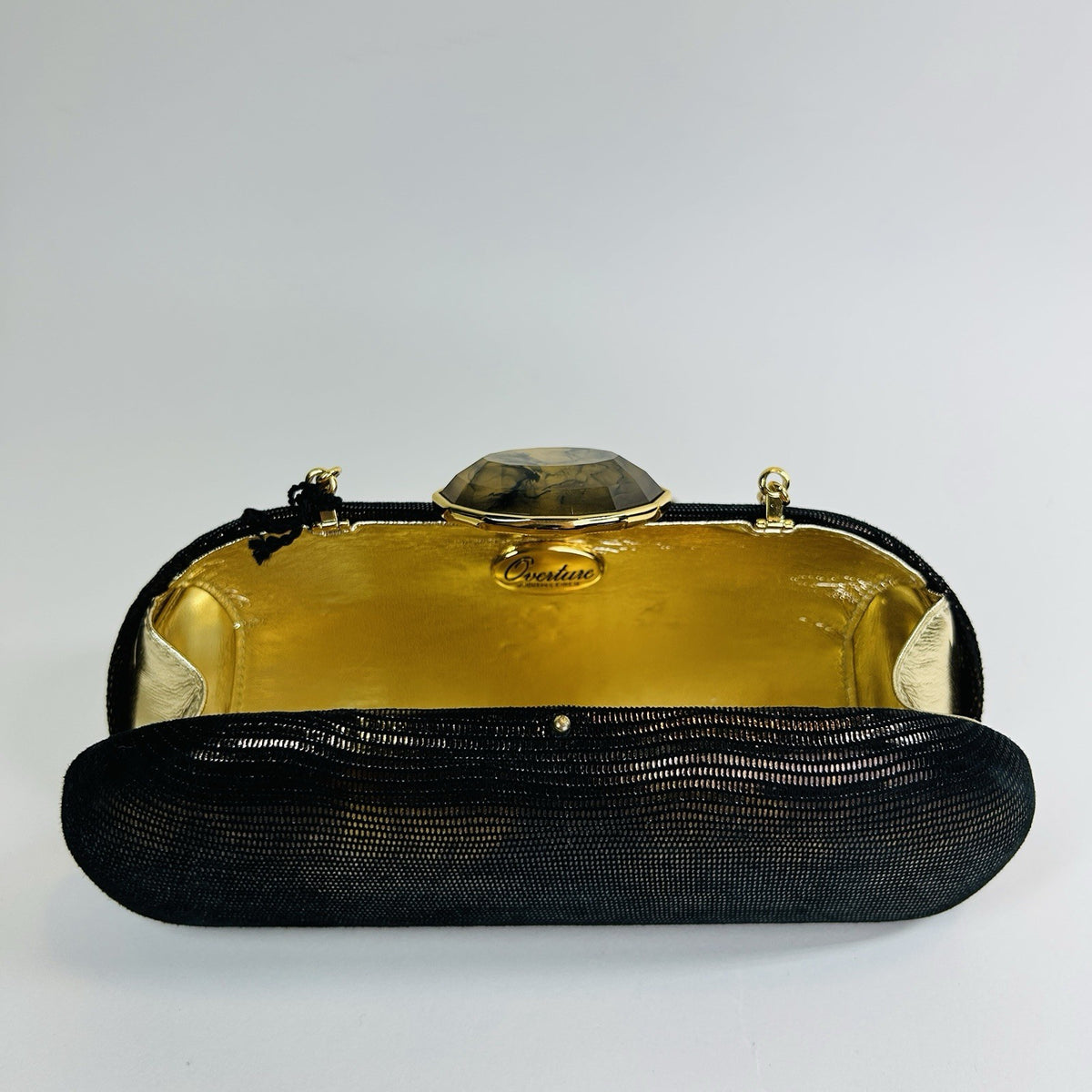 Judith Leiber Moire Classic Clutch Evening Bag