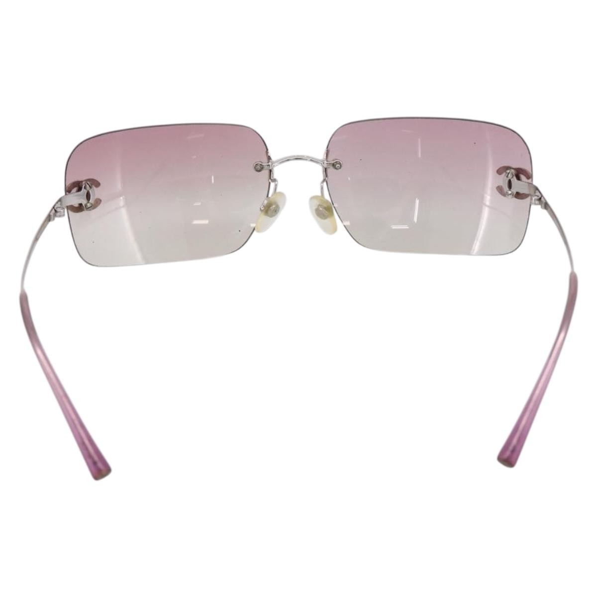 Chanel Silver Metal CC Sunglasses