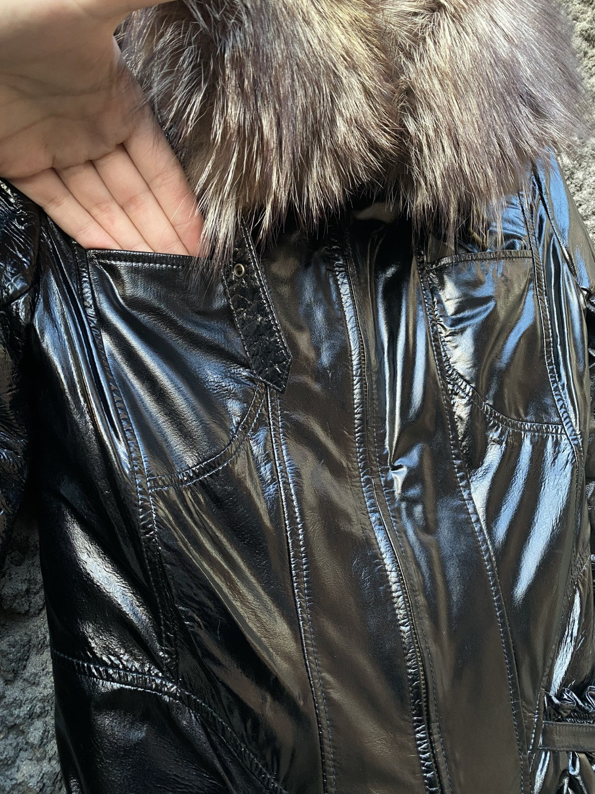 Vintage 90s Japanese Avant Garde Style Leather Jacket