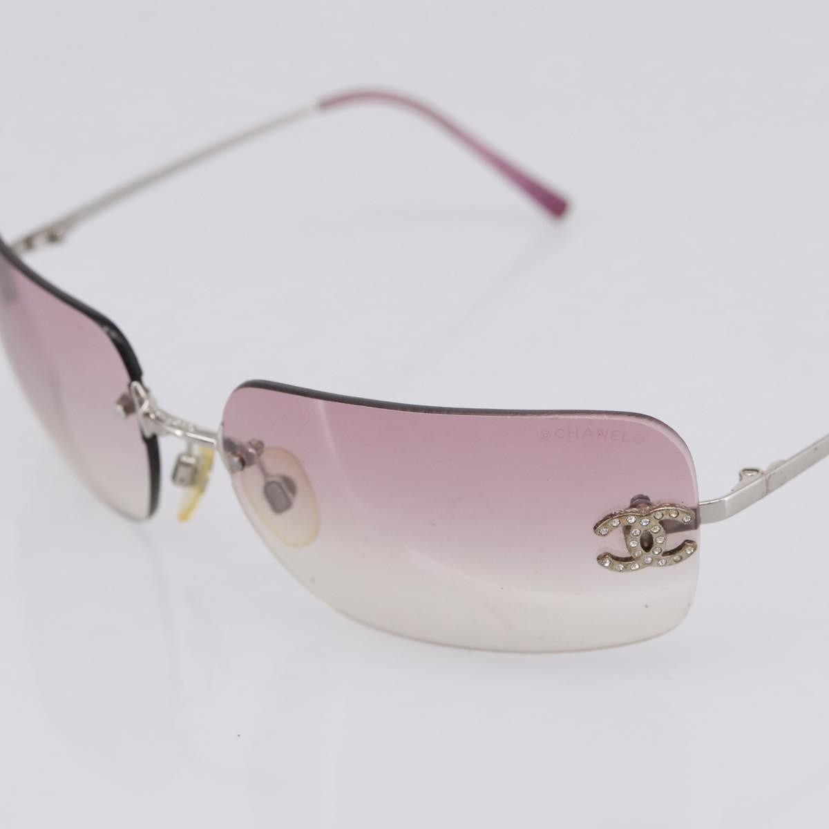 Chanel Silver Metal CC Sunglasses