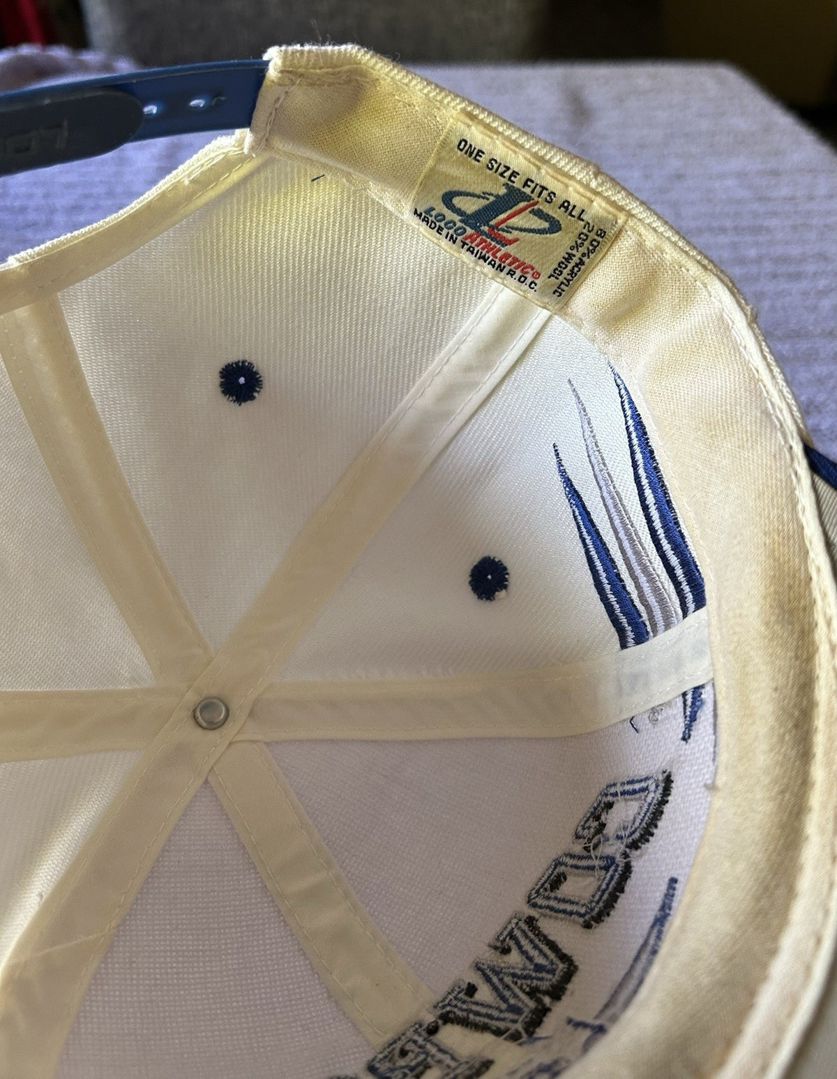 Vintage 1990s Dallas Cowboys Logo Athletic Pro Line Diamond Cut Snapback Hat