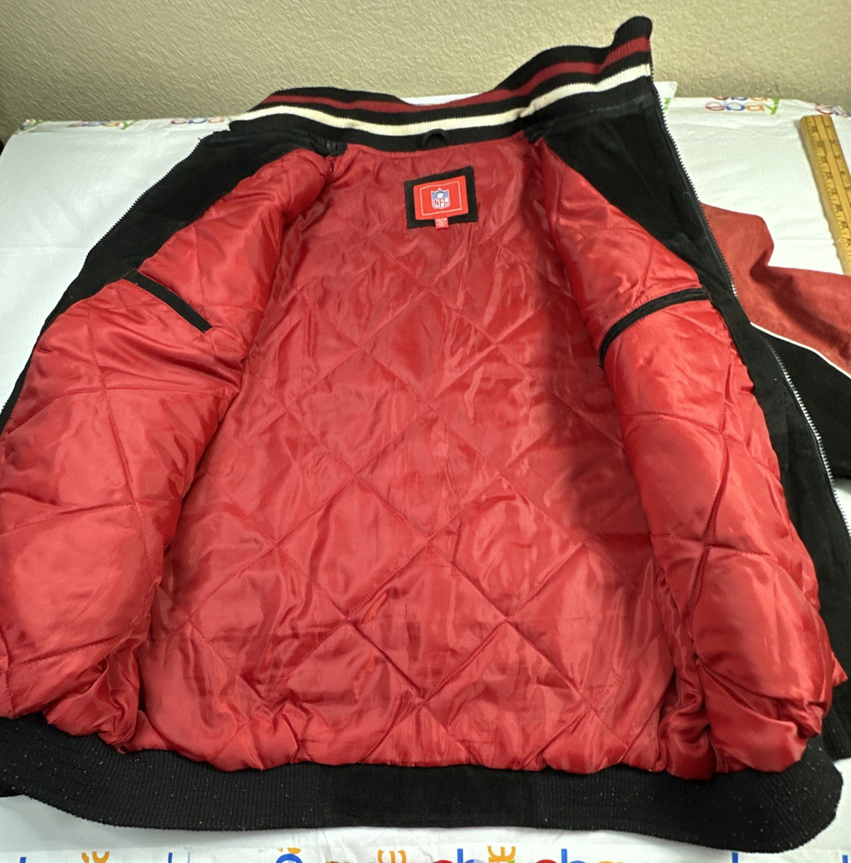 G-III Apparel Group Atlanta Falcons Suede Leather Jacket XXL