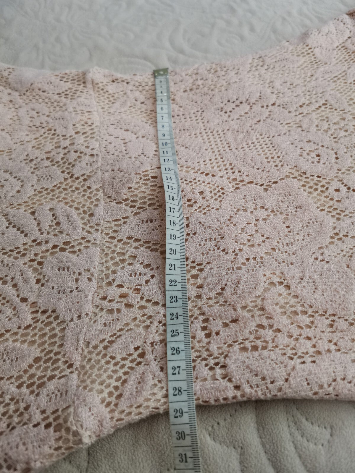 πUSπ Dolce&Gabbana vintage powder-pink lace dress IT 38