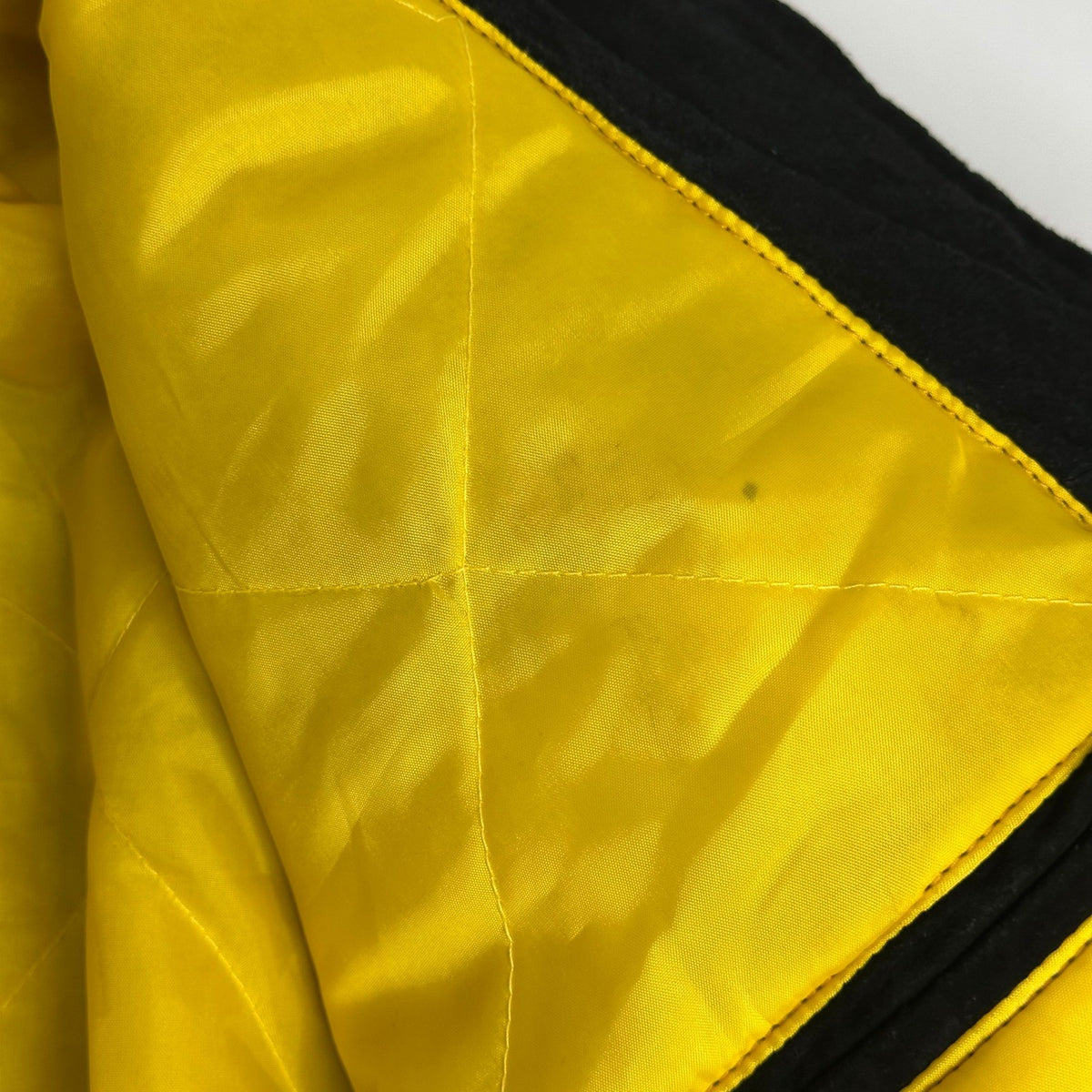 G-III Pittsburgh Steelers Suede Leather Jacket Black and Yellow Men's XL