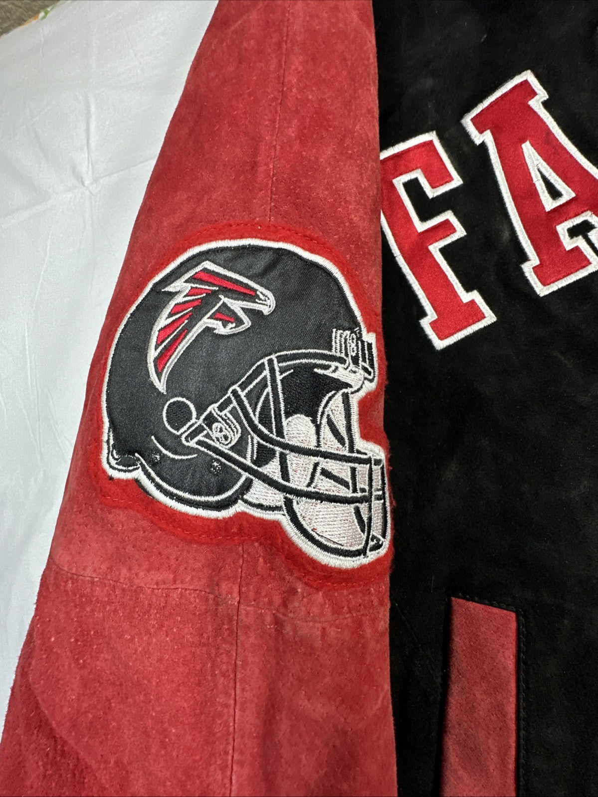 G-III Apparel Group Atlanta Falcons Suede Leather Jacket XXL