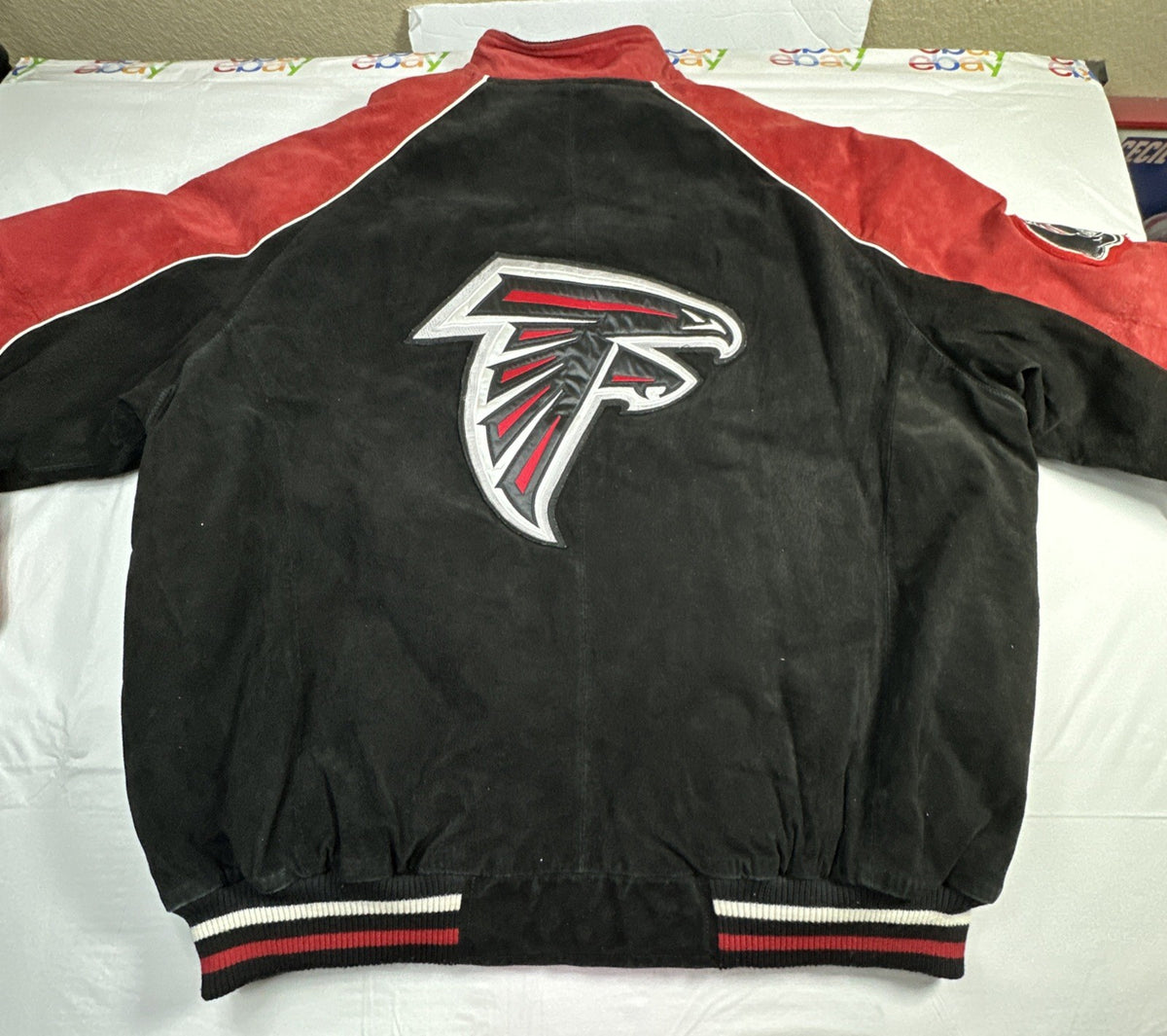 G-III Apparel Group Atlanta Falcons Suede Leather Jacket XXL