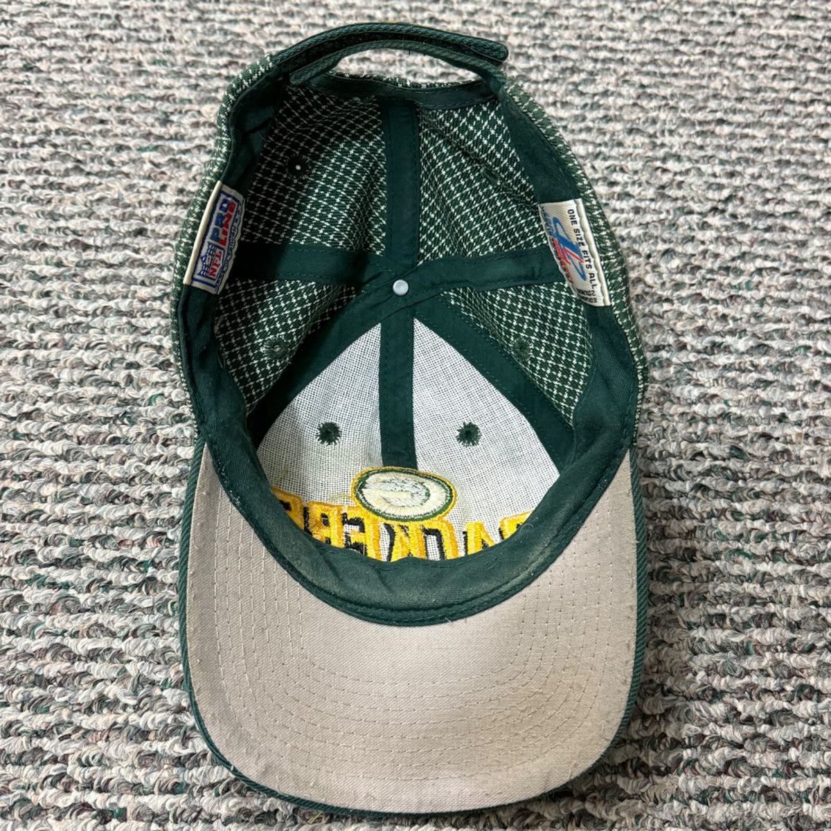 Green Bay Packers Pro Line 1990s Athletic Cap Green
