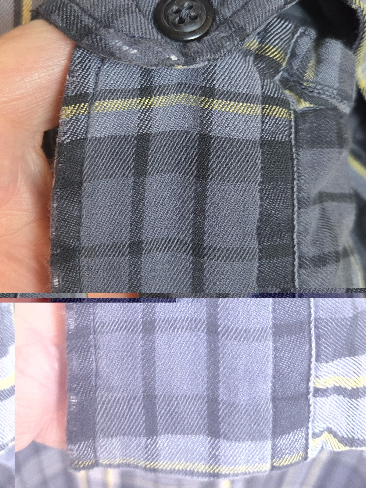 Polo Sport Ralph Lauren Flannel Shirt Blue Plaid 1990s XXL