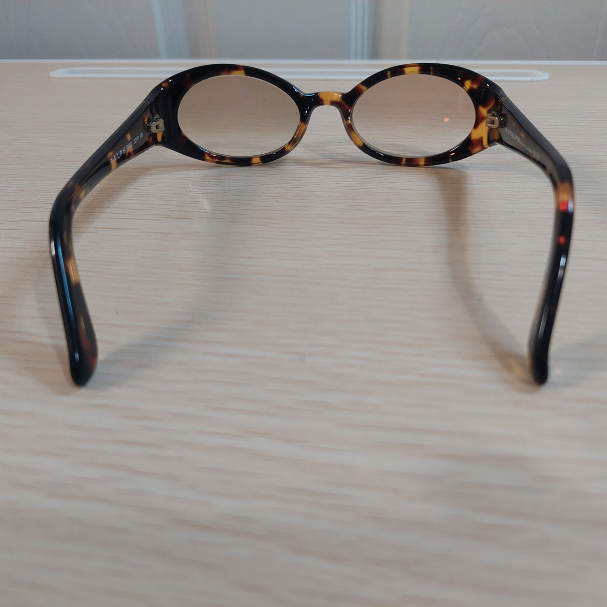 Vintage Ralph Lauren Tortoise Oval Sunglasses 90s