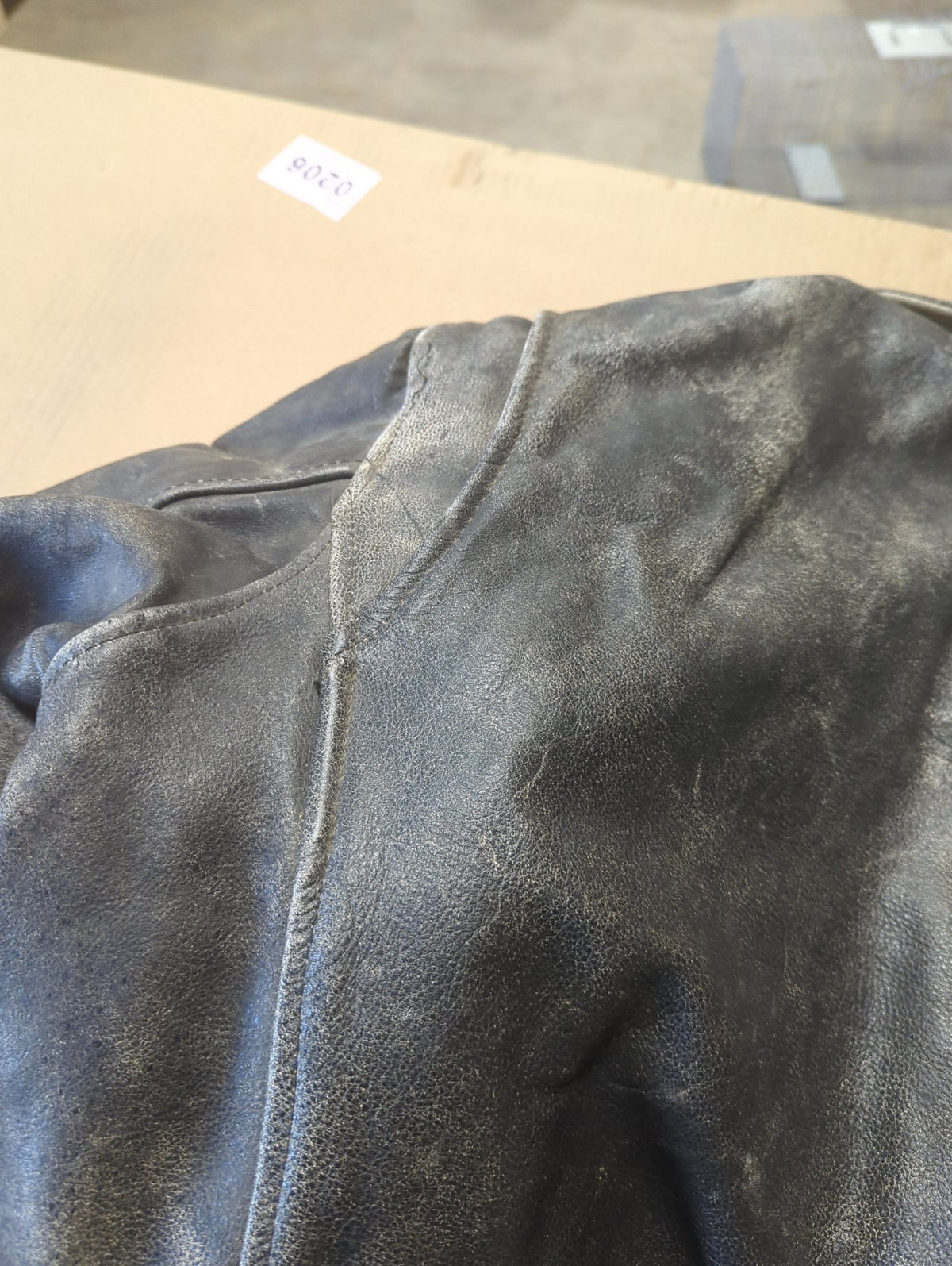 Protech Leather Apparel Biker Jacket Black Size 40