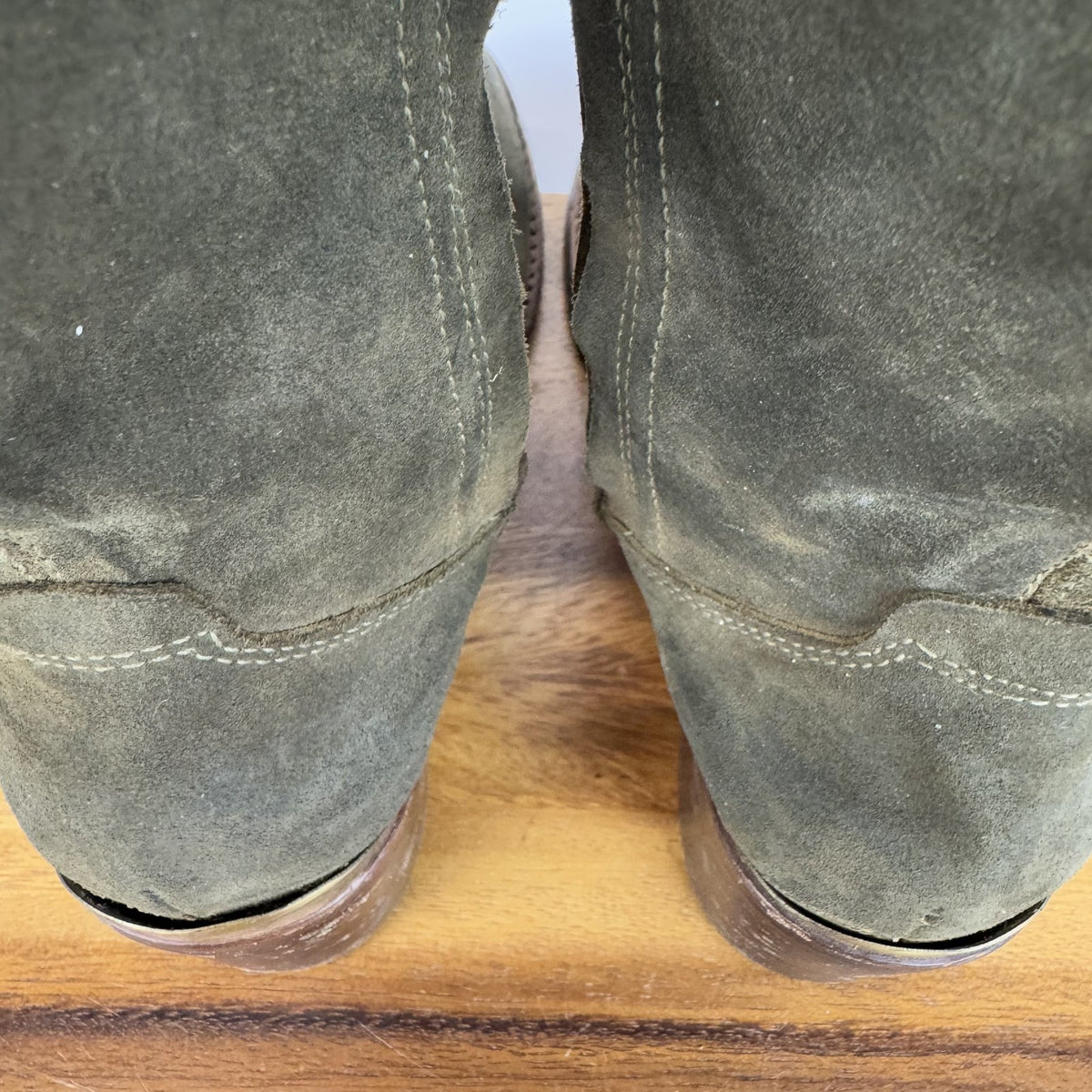 Donald Pliner Willi Green Suede Knee High Heeled Riding Boots Size 7.5