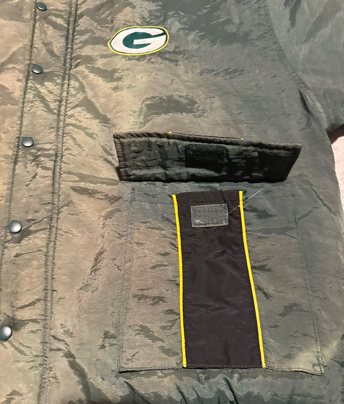 Vintage Green Bay Packers Puffer Jacket XL