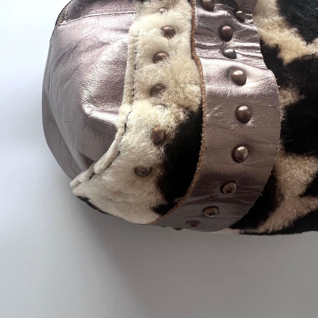 Dolce & Gabbana Vintage Fur and Leather Shoulder Bag