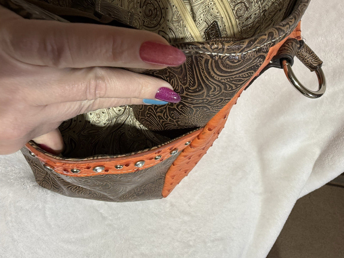 Blazin Roxx Western Purse with Three Outer Pockets