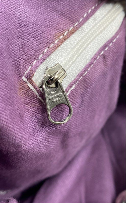 Diesel Purple Canvas Slouchy Hobo Shoulder Bag