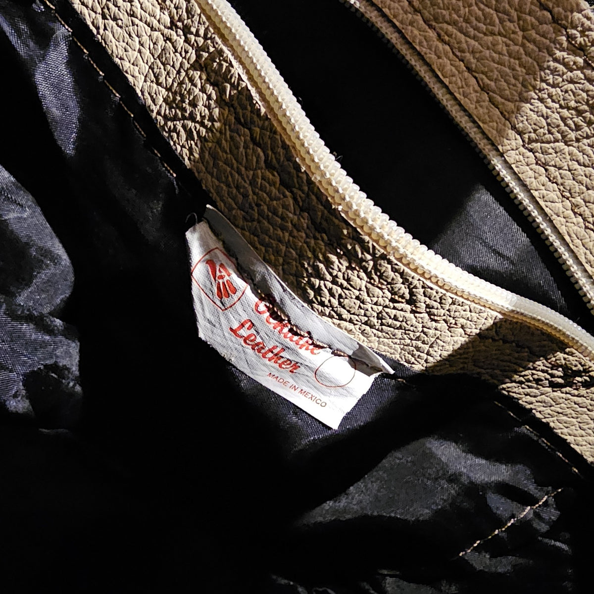 Vintage Leather Patchwork Fringe Hobo Bag