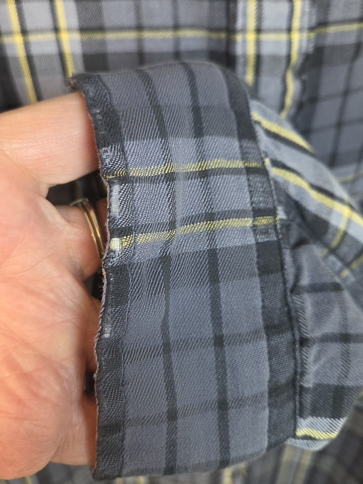 Polo Sport Ralph Lauren Flannel Shirt Blue Plaid 1990s XXL
