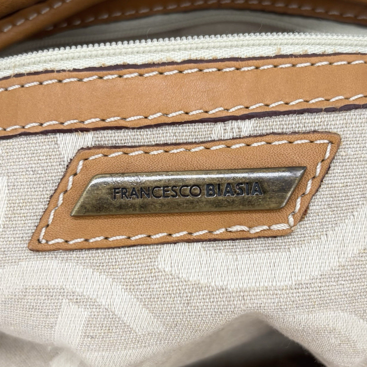 Francesco Biasia Vintage Handbag Tote Y2K Leather authentic From Japan