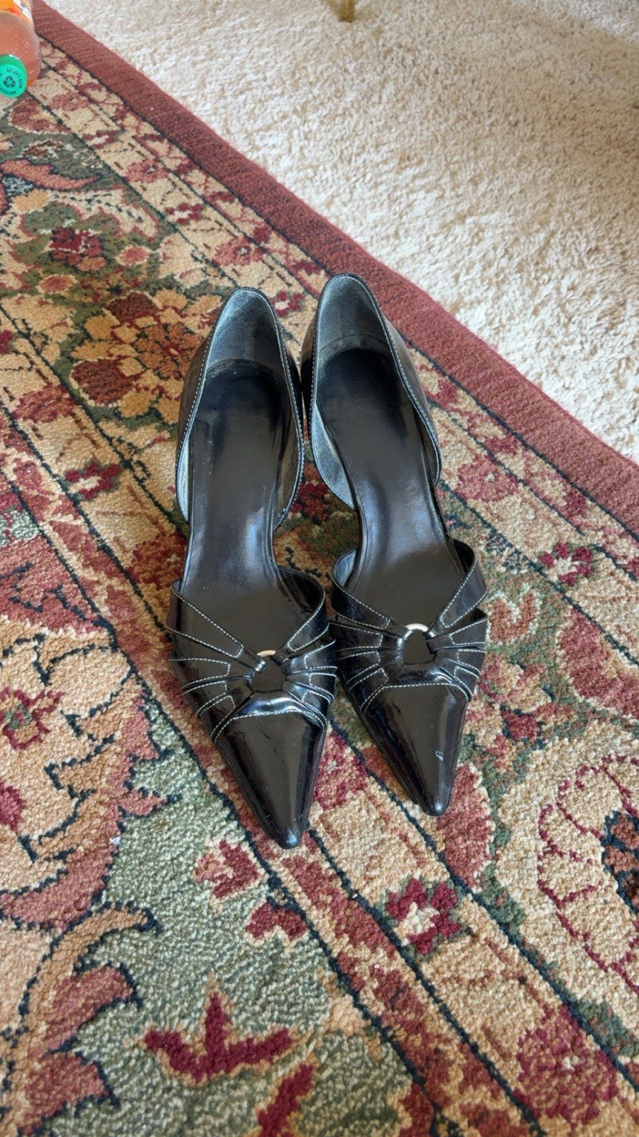 Vintage 90s Y2K Black Stilleto Heels