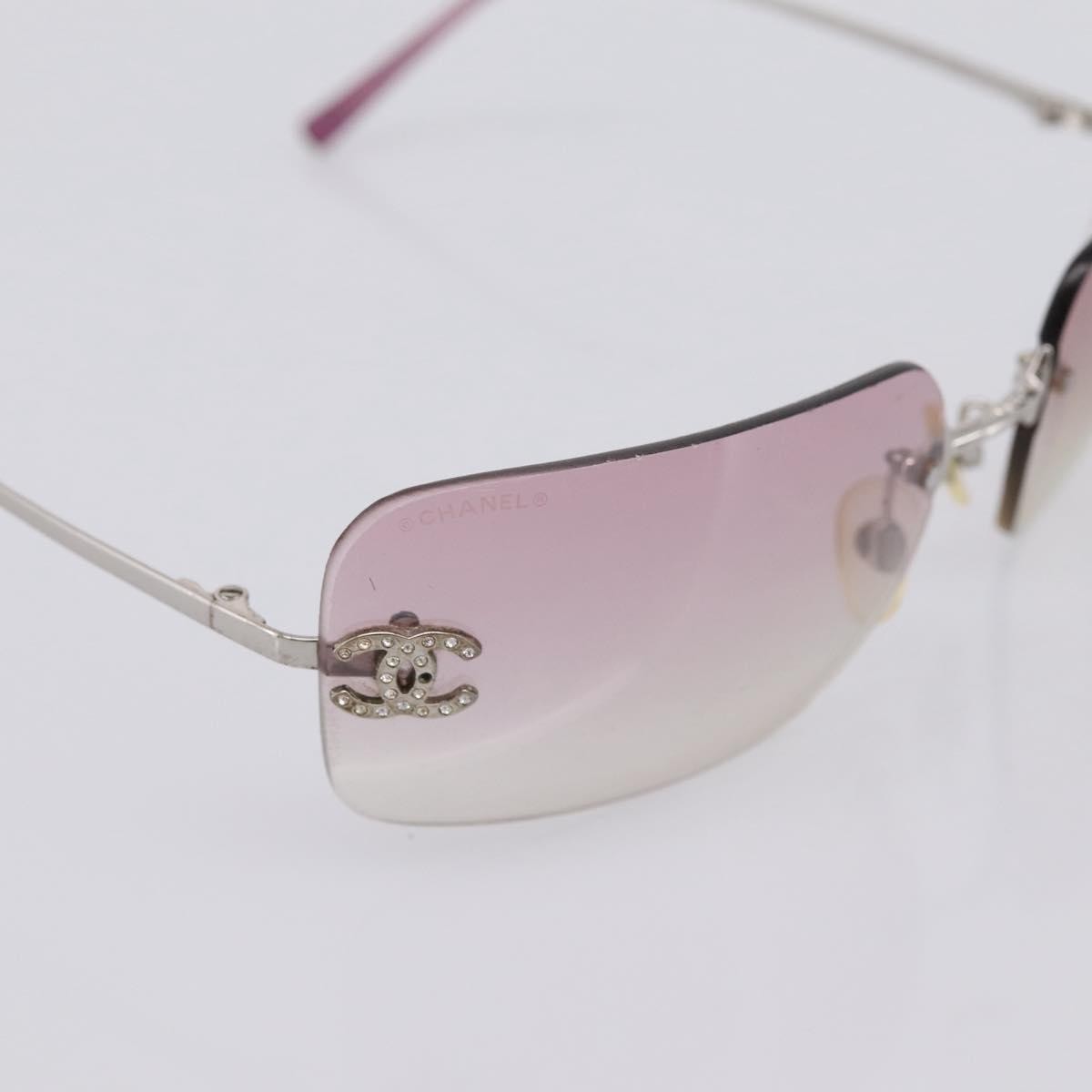 Chanel Silver Metal CC Sunglasses