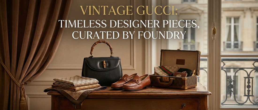 Vintage Gucci: Timeless Designer Pieces, Curated by Foundry