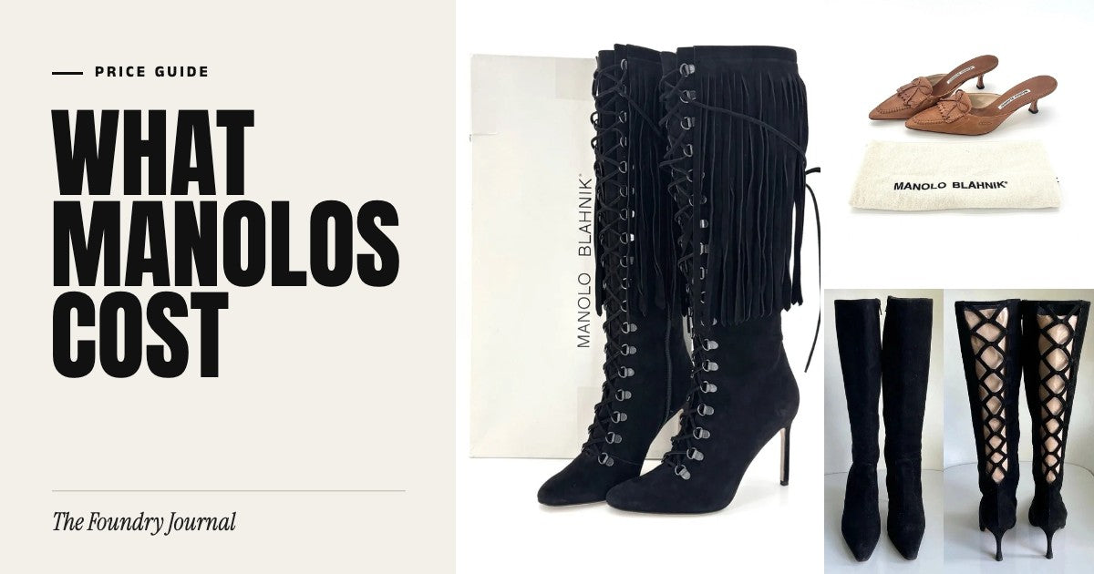 What Manolos Cost: Price Guide from The Foundry Journal
