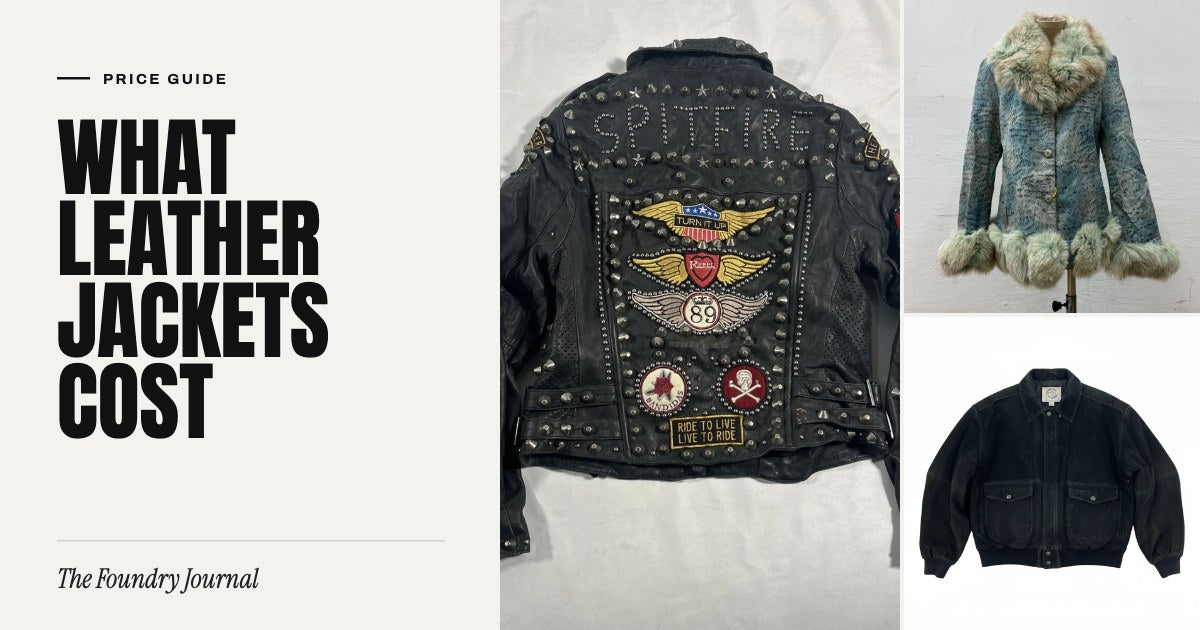 What Leather Jackets Cost: Price Guide from The Foundry Journal