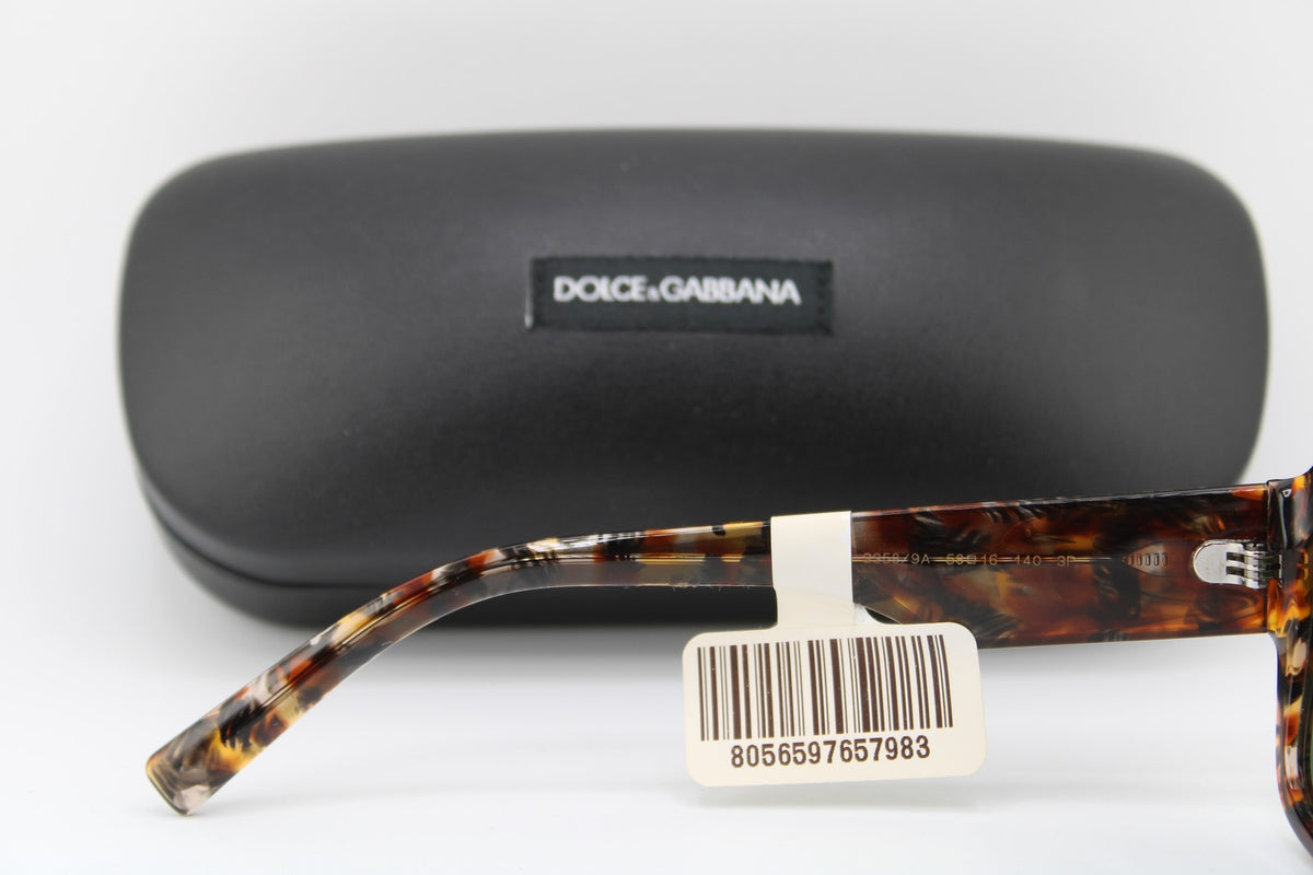 Dolce & Gabbana DG 4403 Black Brown Marble Sunglasses