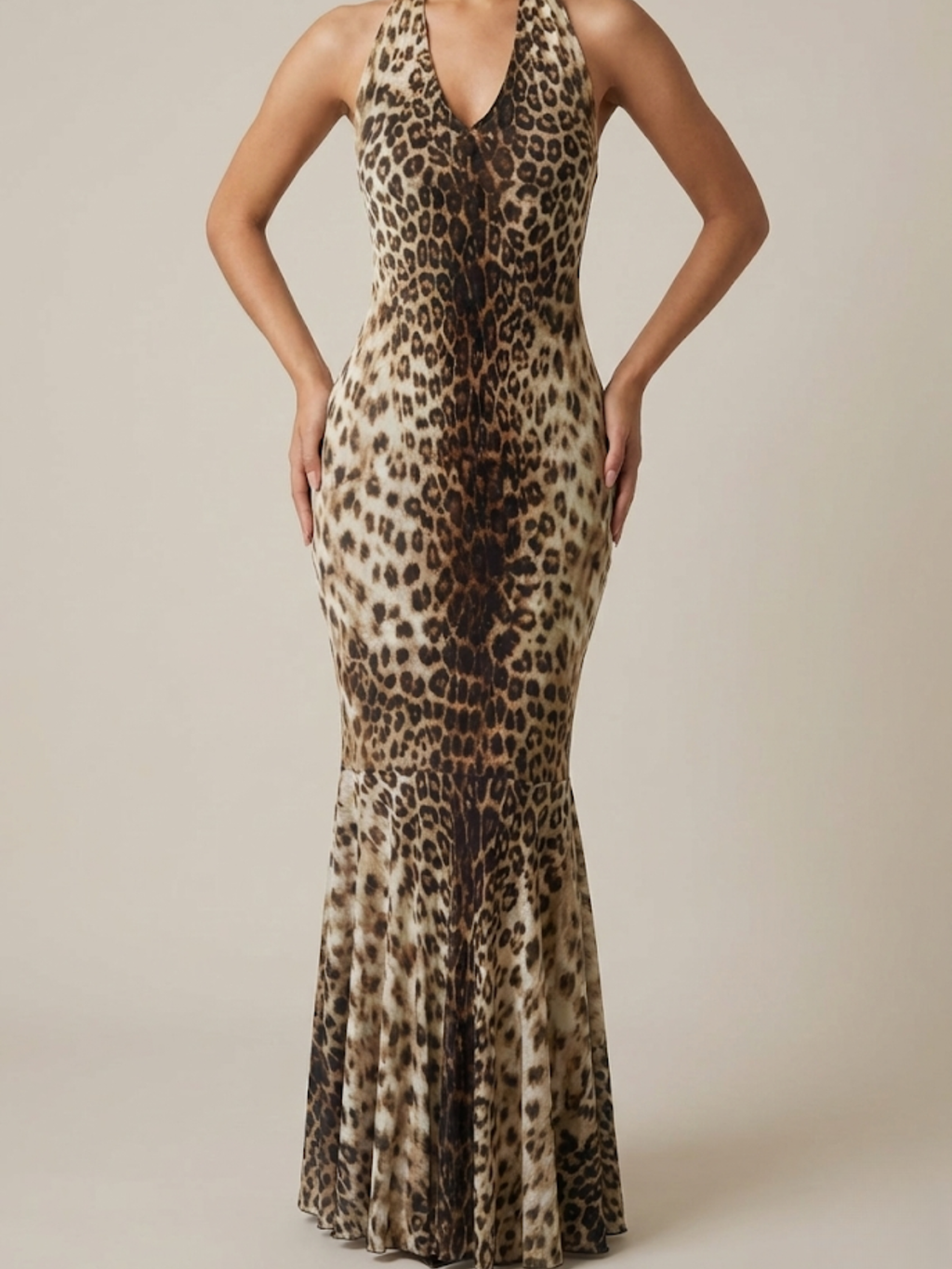 Roberto Cavalli FW 2002 Runway Silk Jewel Print Dress