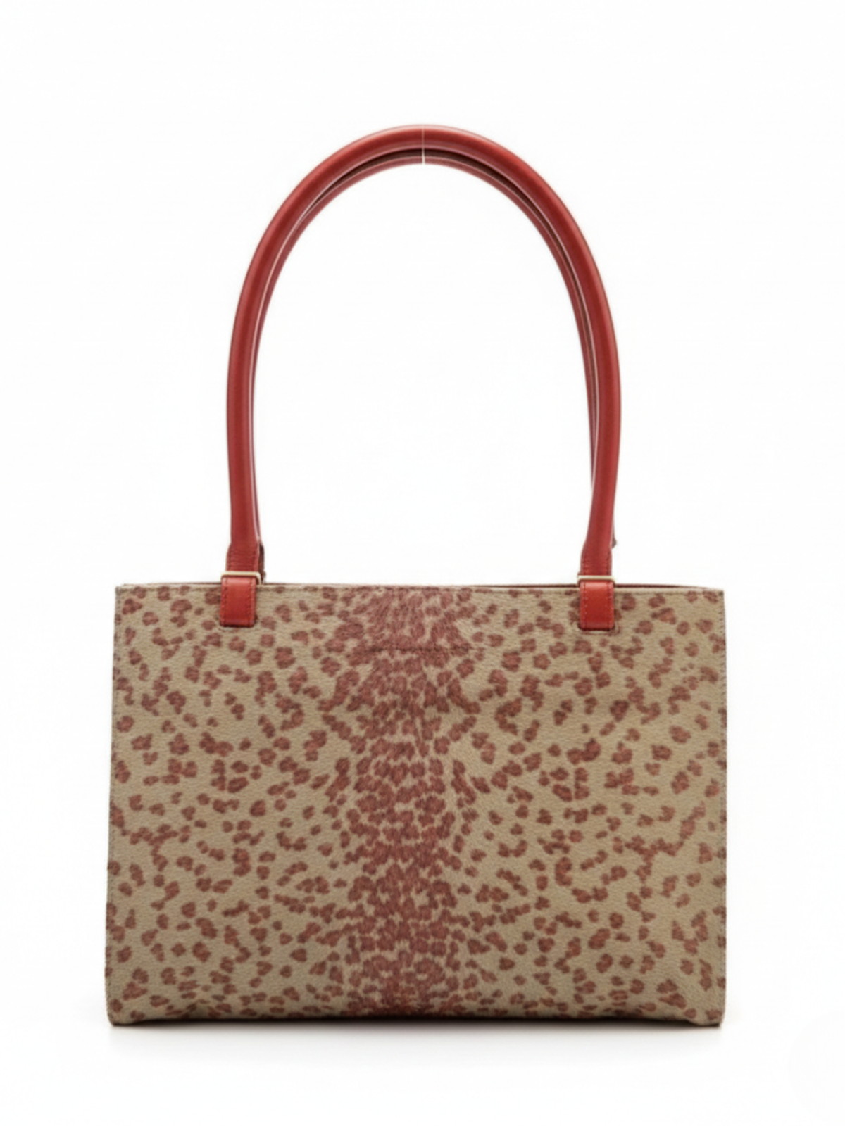 Vintage Bottega Veneta Pony Hair Shoulder Bag — Neutral Animal Print