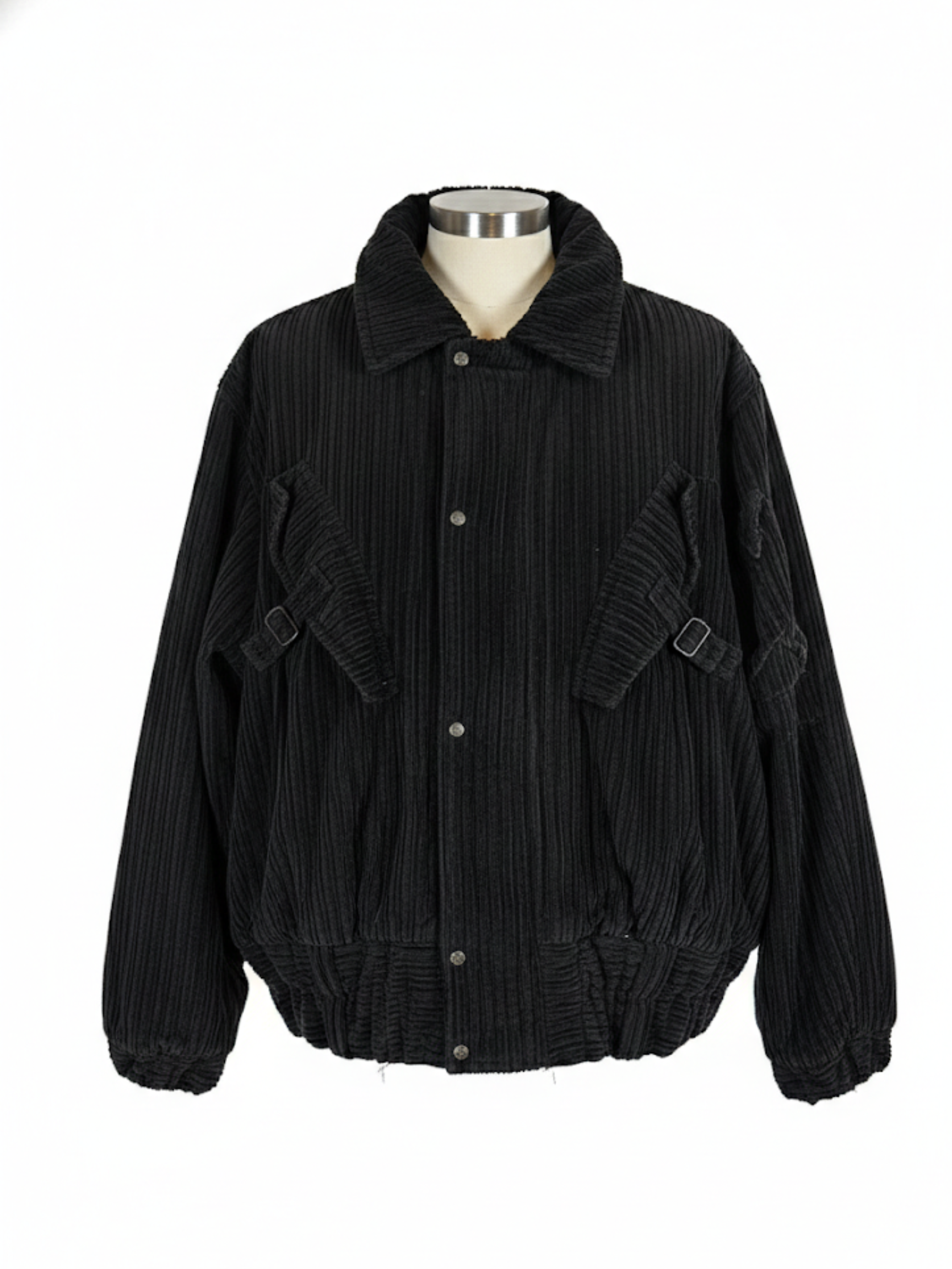 Vintage Japanese Junya Watanabe–Style Bondage Corduroy Bomber Jacket