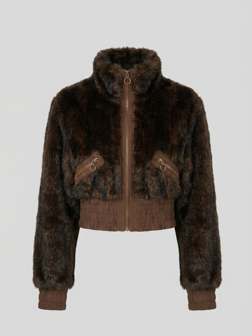 Rare 2000s Japanese Issey Miyake–Style Luxury Faux Fur Jacket