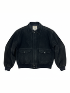 Vintage 1990s Global Identity G-III Leather Aviator Bomber Flight Jacket