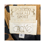 Vintage Alberto Makali Beaded Fitted Jacket Blazer (W6)