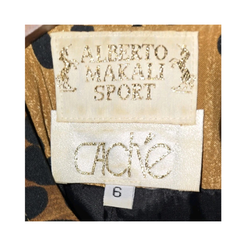 Vintage Alberto Makali Beaded Fitted Jacket Blazer (W6)