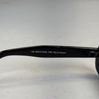 Gucci Oval Sunglasses, Black with Side G Logo