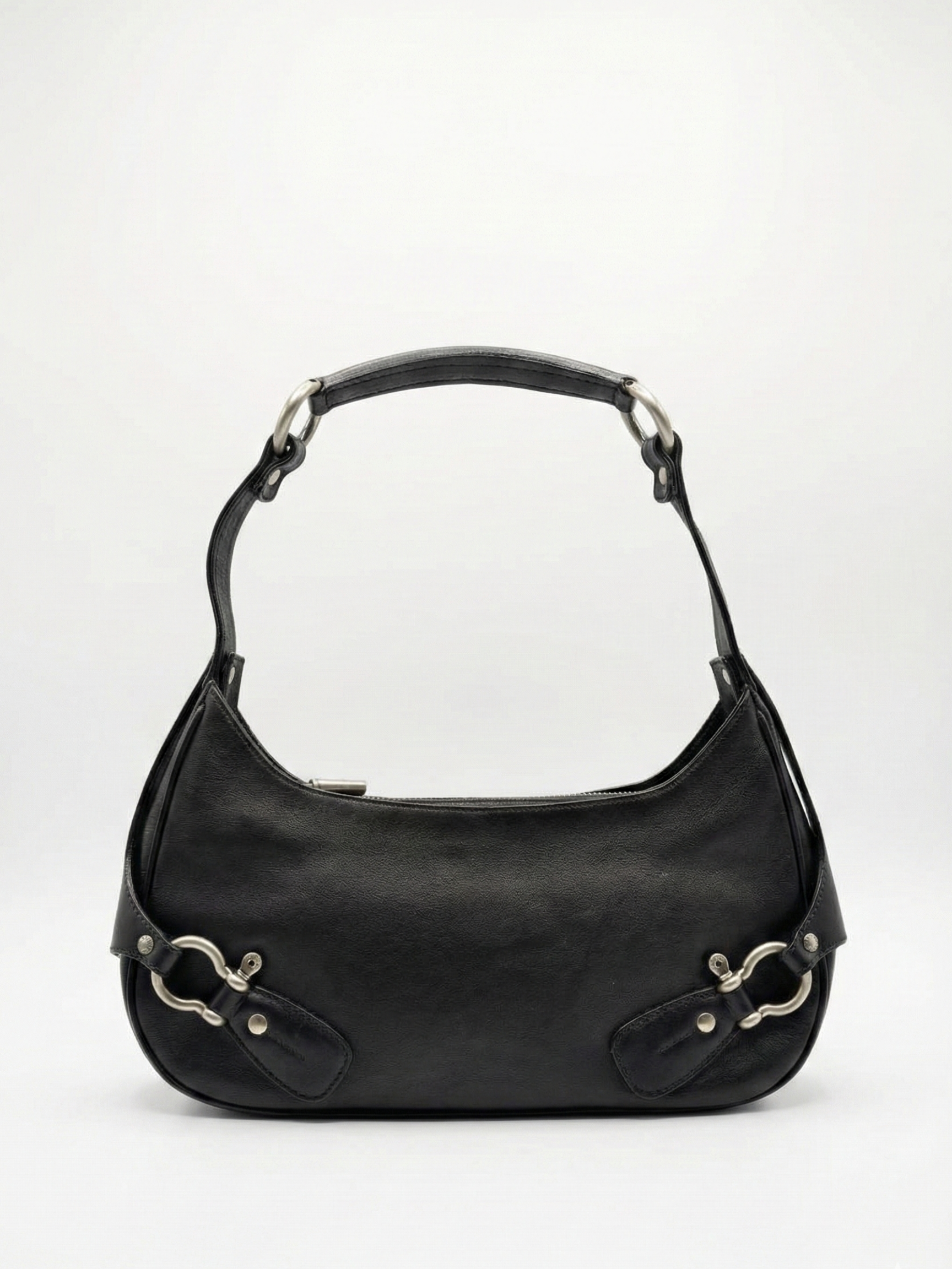 Vintage Burberry Leather Shoulder Bag