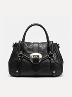 Vintage Francesco Biasia Studded Leather Tote — Y2K Grunge Style