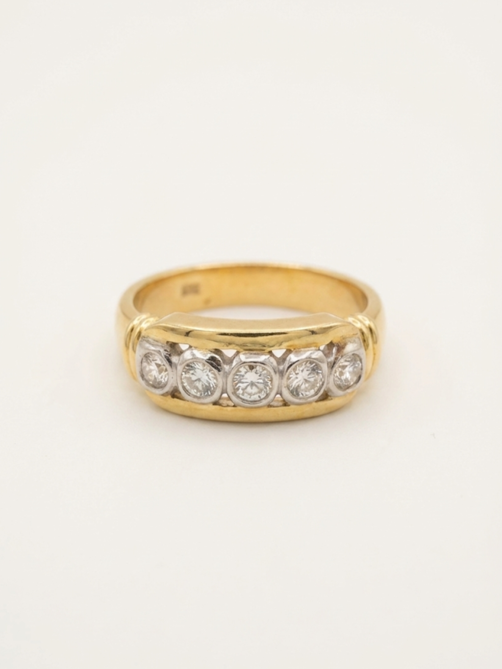 Vintage Estate Diamond Ring 750 -18k Gold