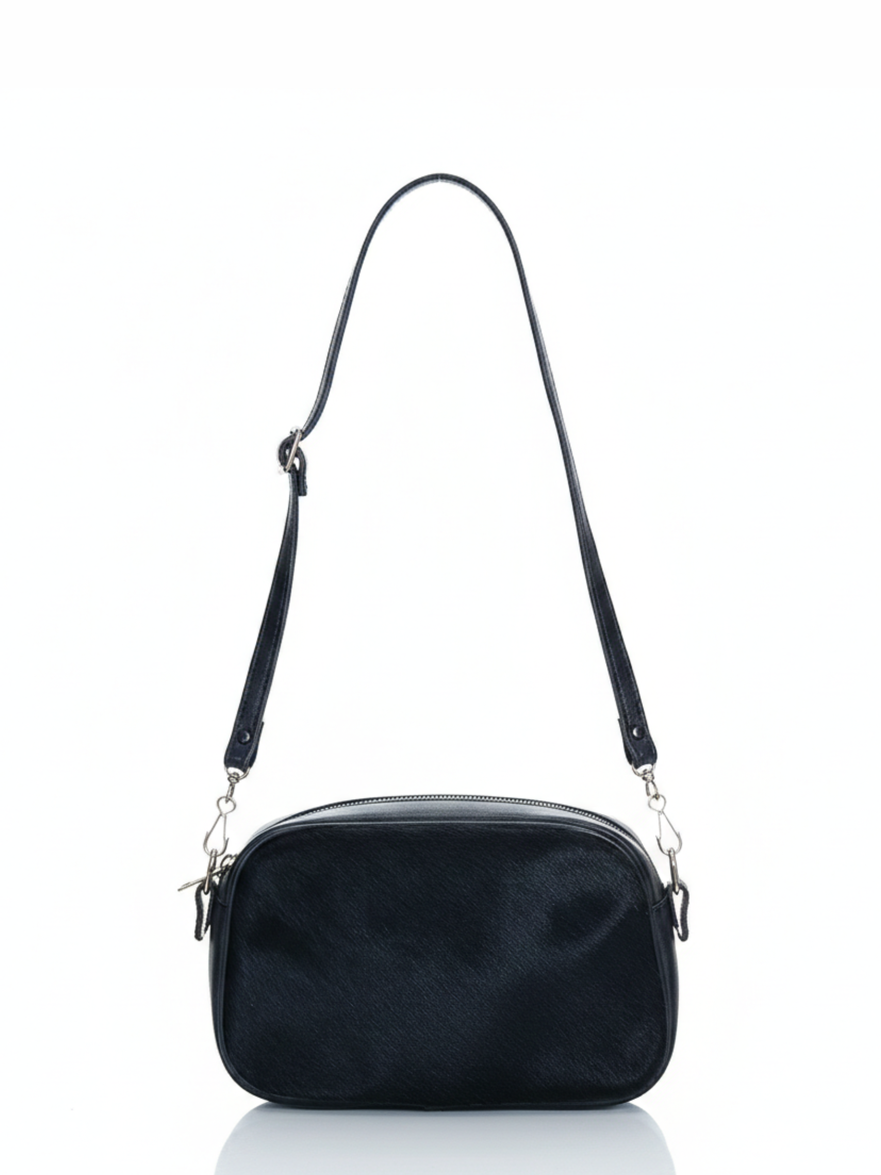 Vintage Pony Hair & Leather Convertible Bag