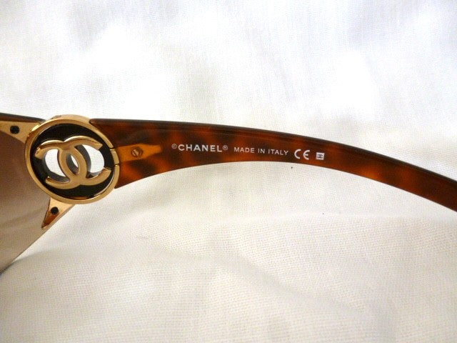 Chanel 4146 Oversized Wraparound Sunglasses