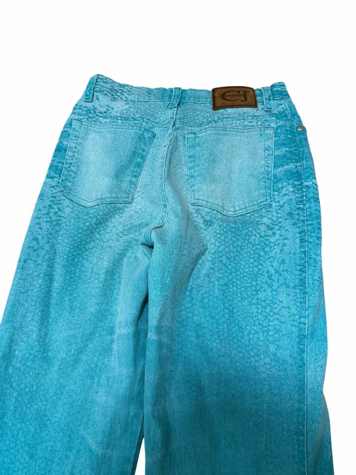 Just Cavalli Blue Python Print Jeans