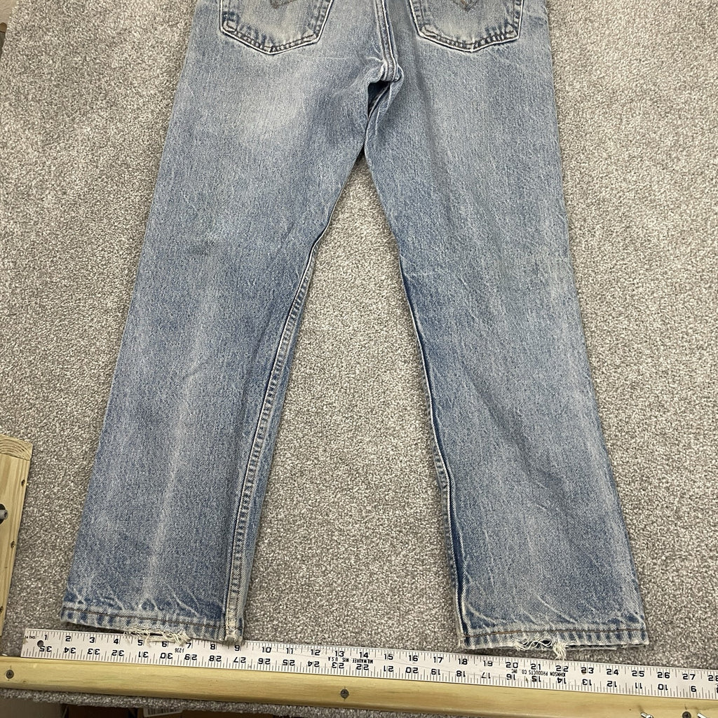 Levi's 505 Distressed Denim Jeans, Faded Wash