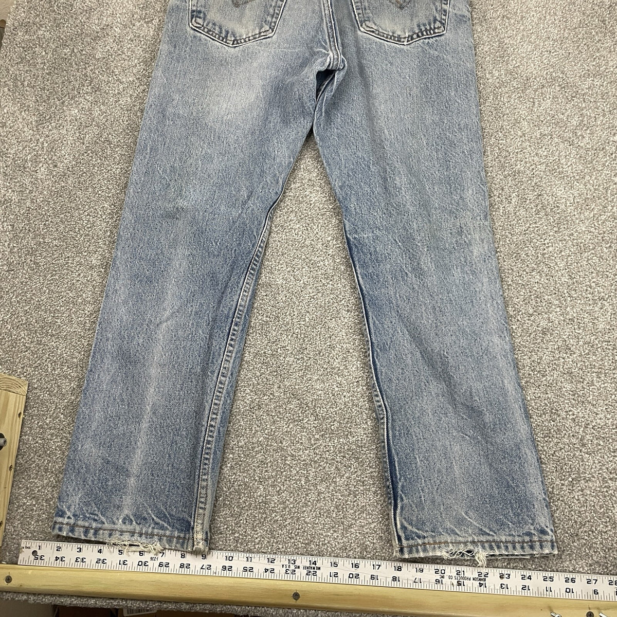 Levi's 505 Distressed Denim Jeans, Faded Wash