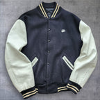 Nike Varsity Wool and Leather Jacket