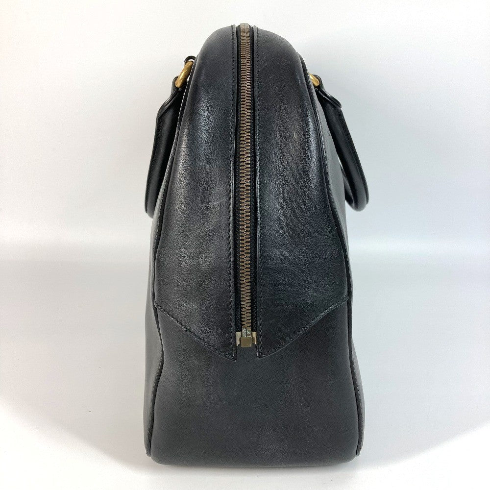 Gucci Black Leather Duffle Bag
